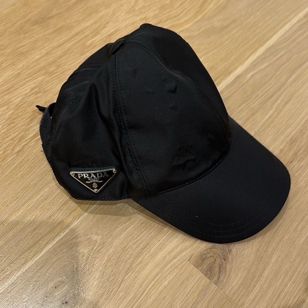 Prada nylon baseball hat